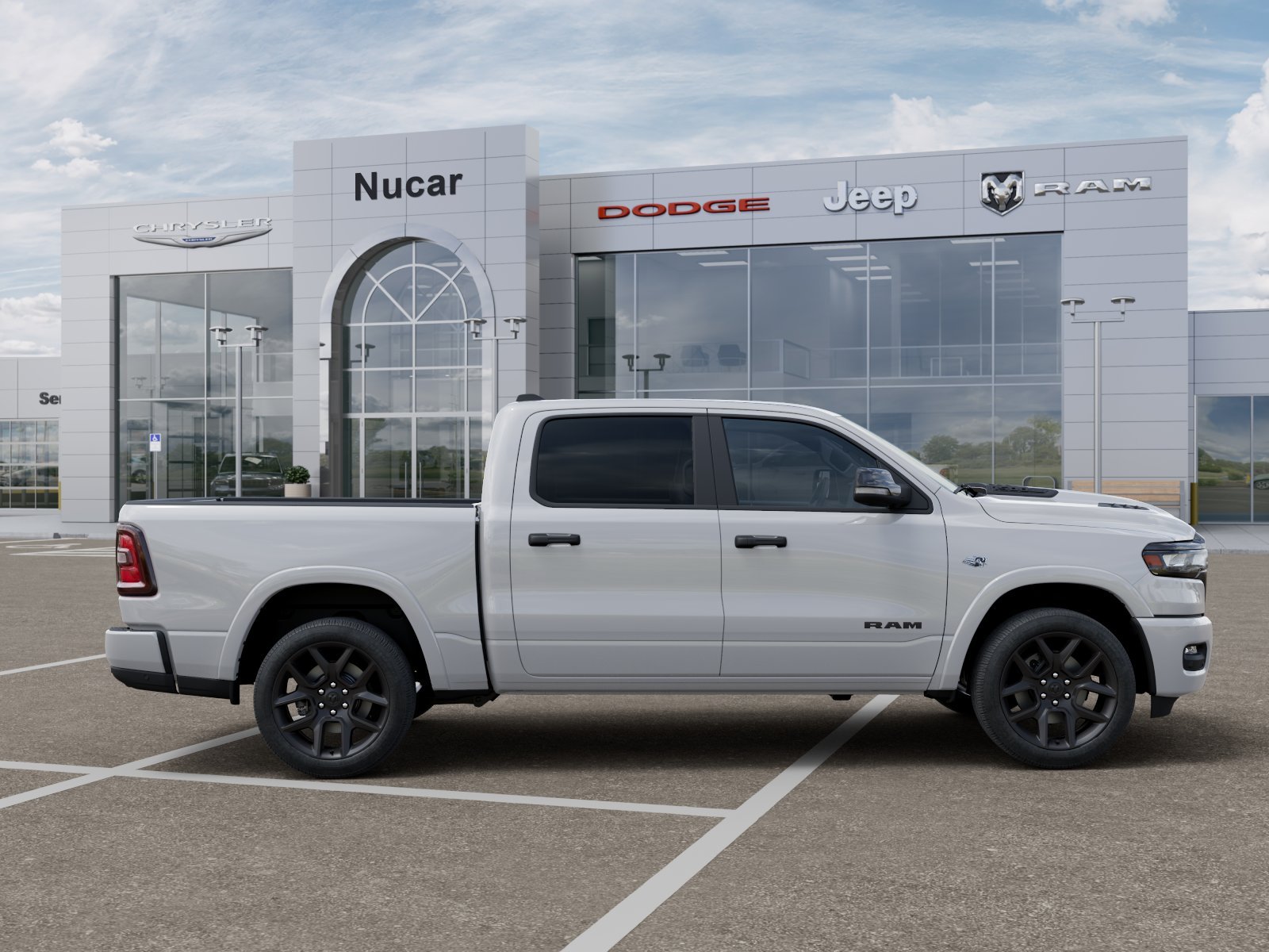 New 2026 Bright White Clear-Coat Exterior Paint RAM LARAMIE image 121