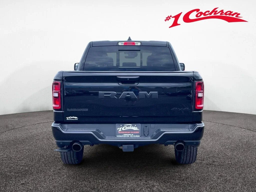 Used 2025 Diamond Black Crystal Pearlcoat Ram Laramie image 8