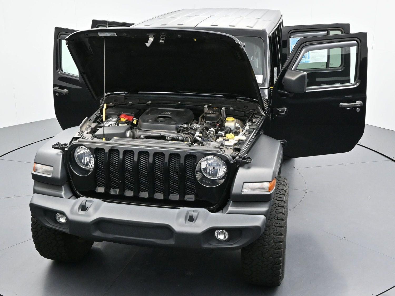 Used 2022 Black Clearcoat Jeep Unlimited Sport S image 34