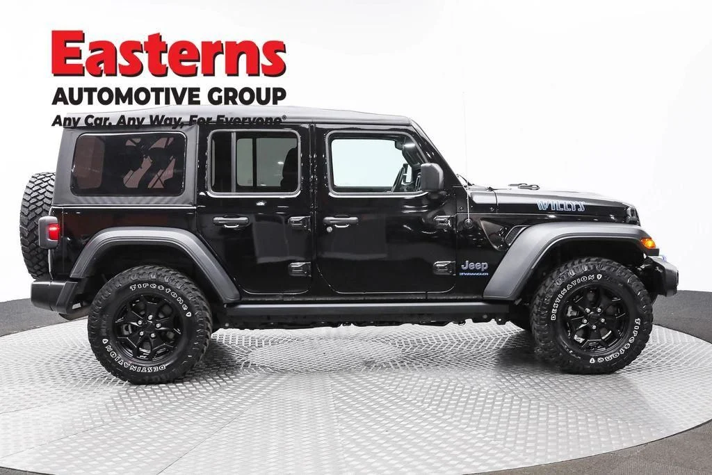 Certified Used 2023 Black Jeep Willys 4xe image 4
