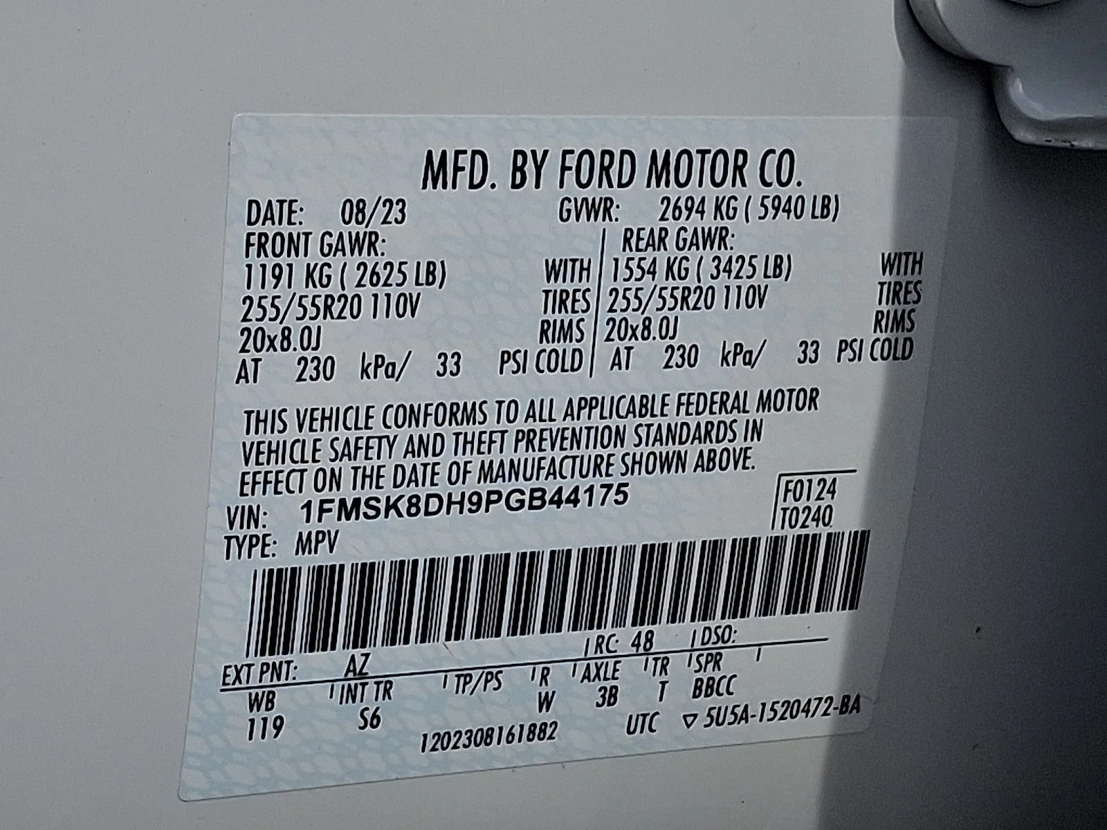 Used 2023 White Ford XLT image 26
