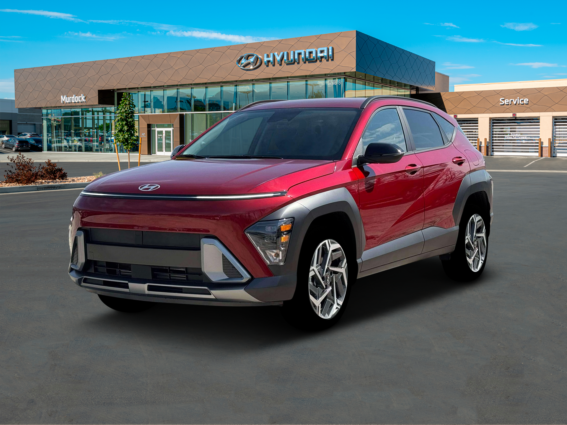 New 2026 Ultimate Red Metallic Hyundai SEL Premium AWD image 1