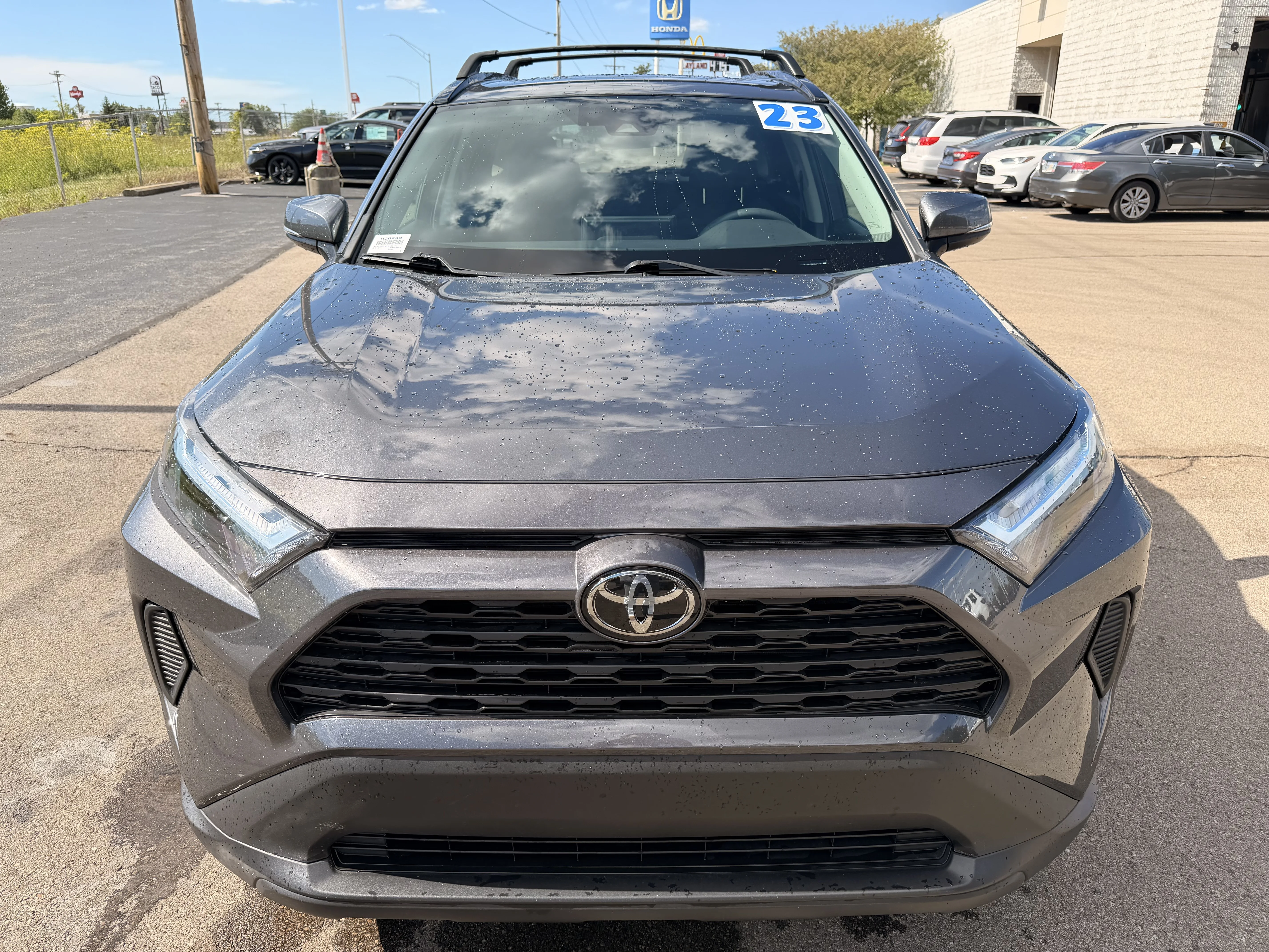 Used 2023 Magnetic Gray Metallic Toyota XLE image 8