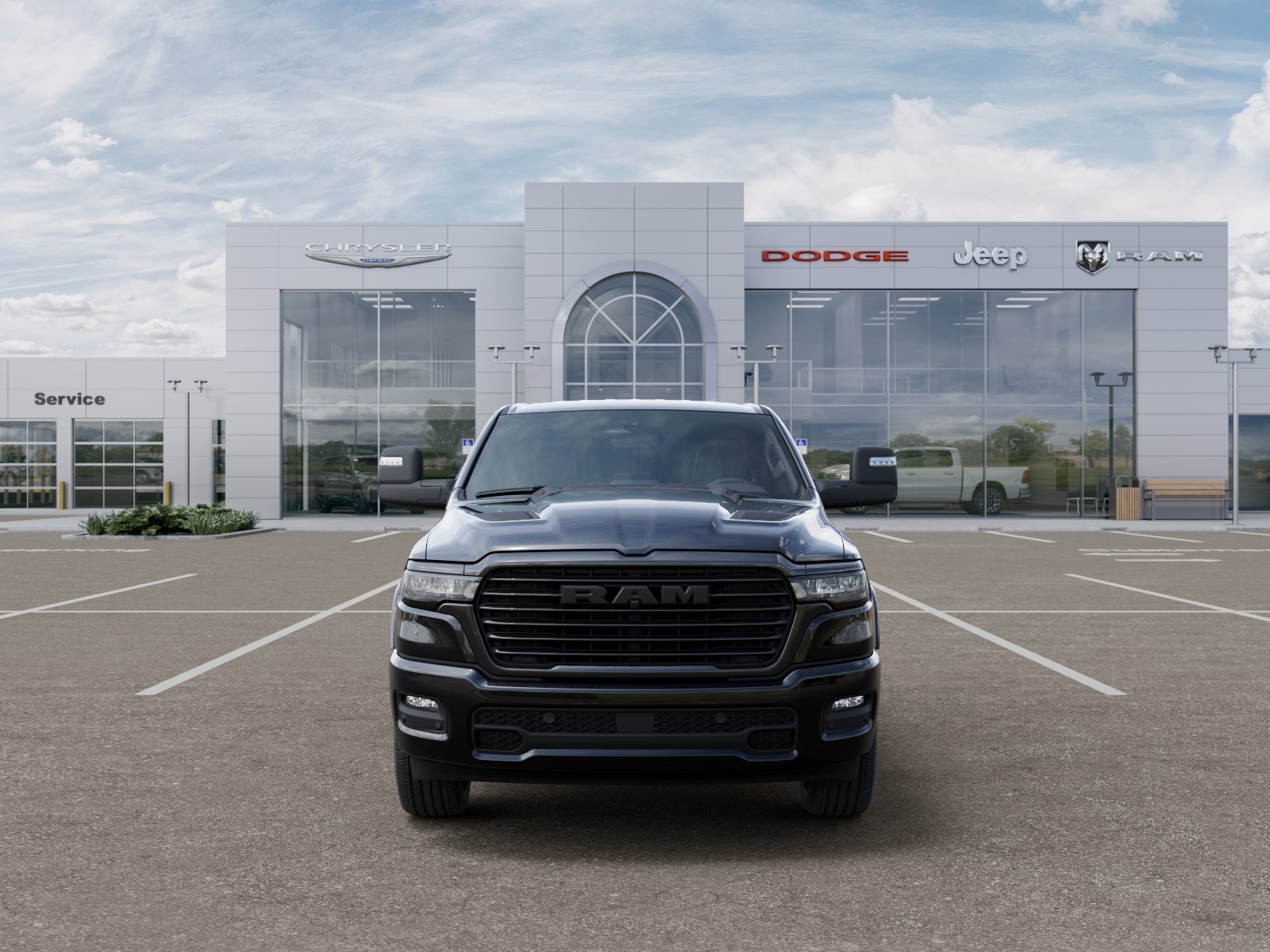 New 2026 Diamond Black Crystal Pearl-Coat Exterior Paint RAM Laramie image 36