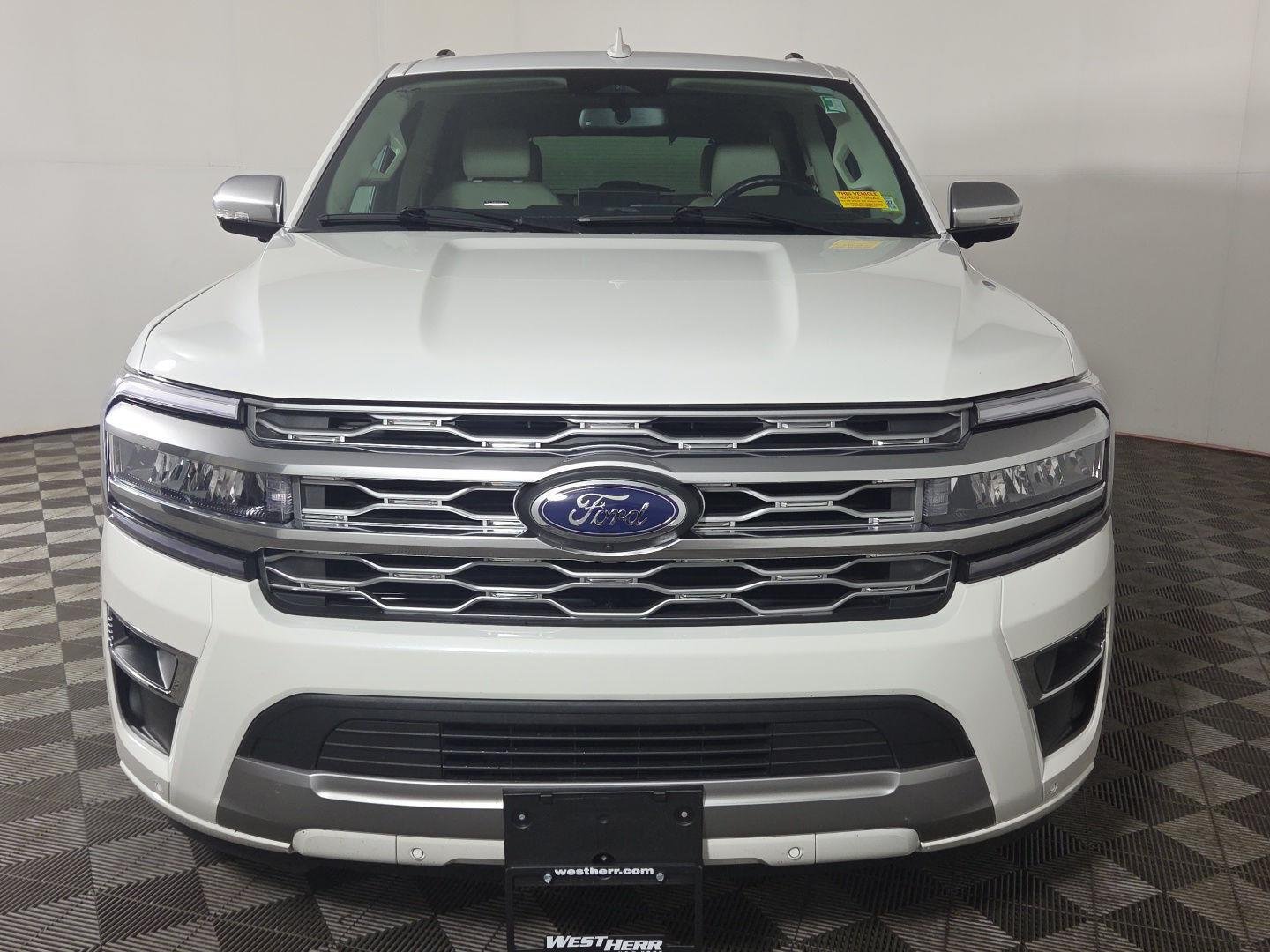Used 2024 Star White Metallic Tri-Coat Ford Platinum image 2