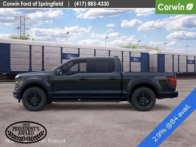 New 2026 Agate Black Metallic Ford XLT image 4