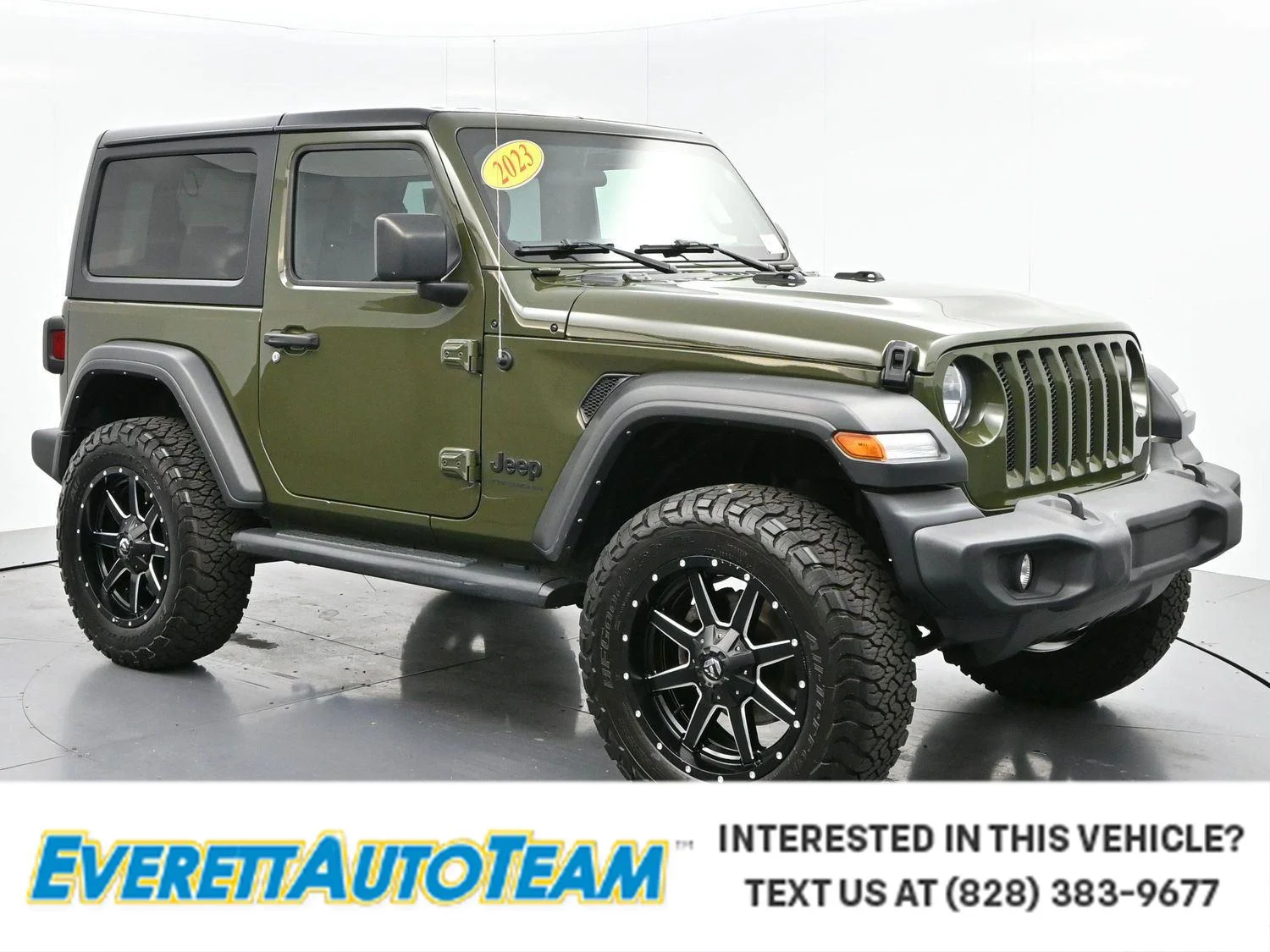 Used 2023 Sarge Green Clearcoat Jeep Sport image 1