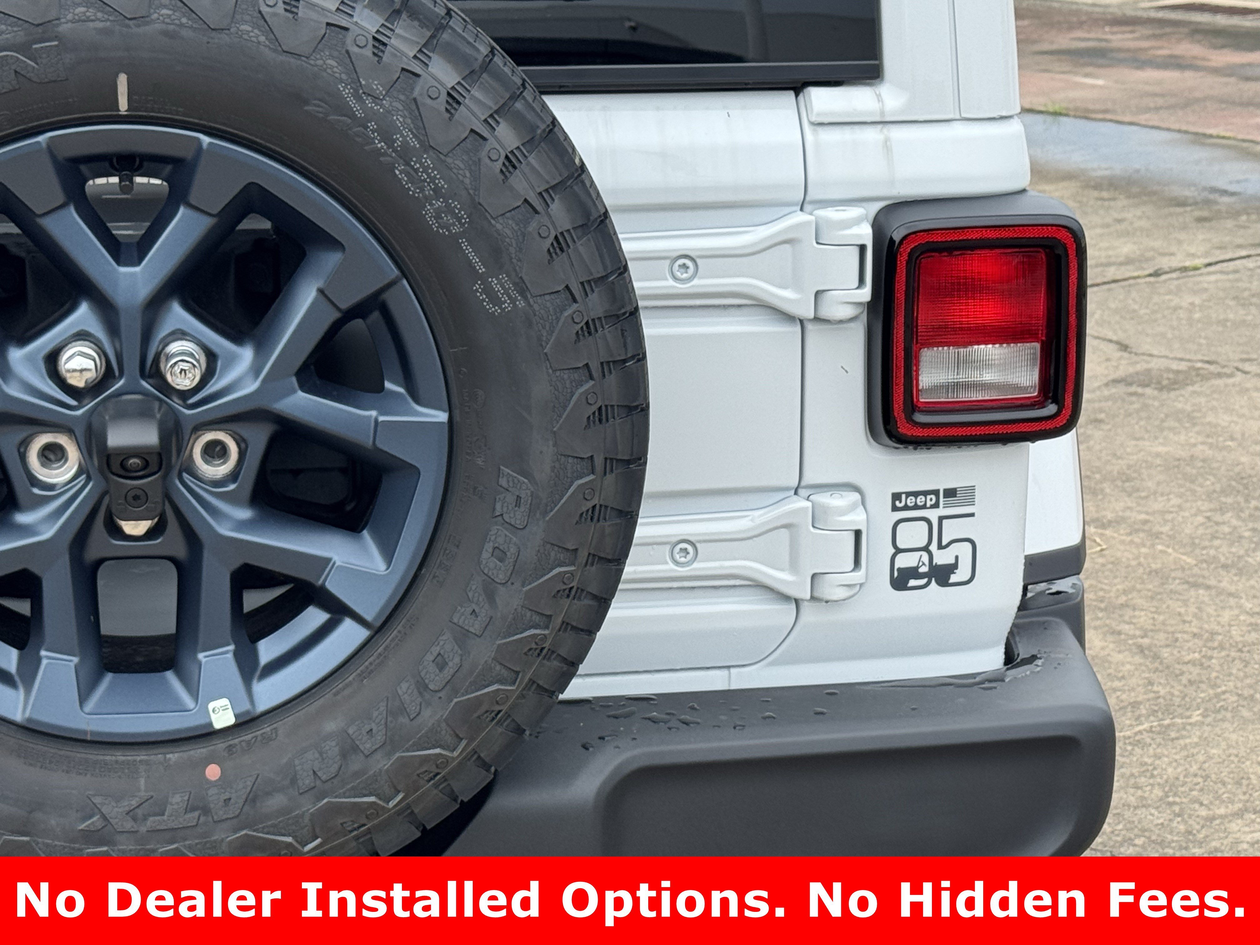 New 2026 Bright White Clear-Coat Exterior Paint Jeep 85th Anniversary image 9