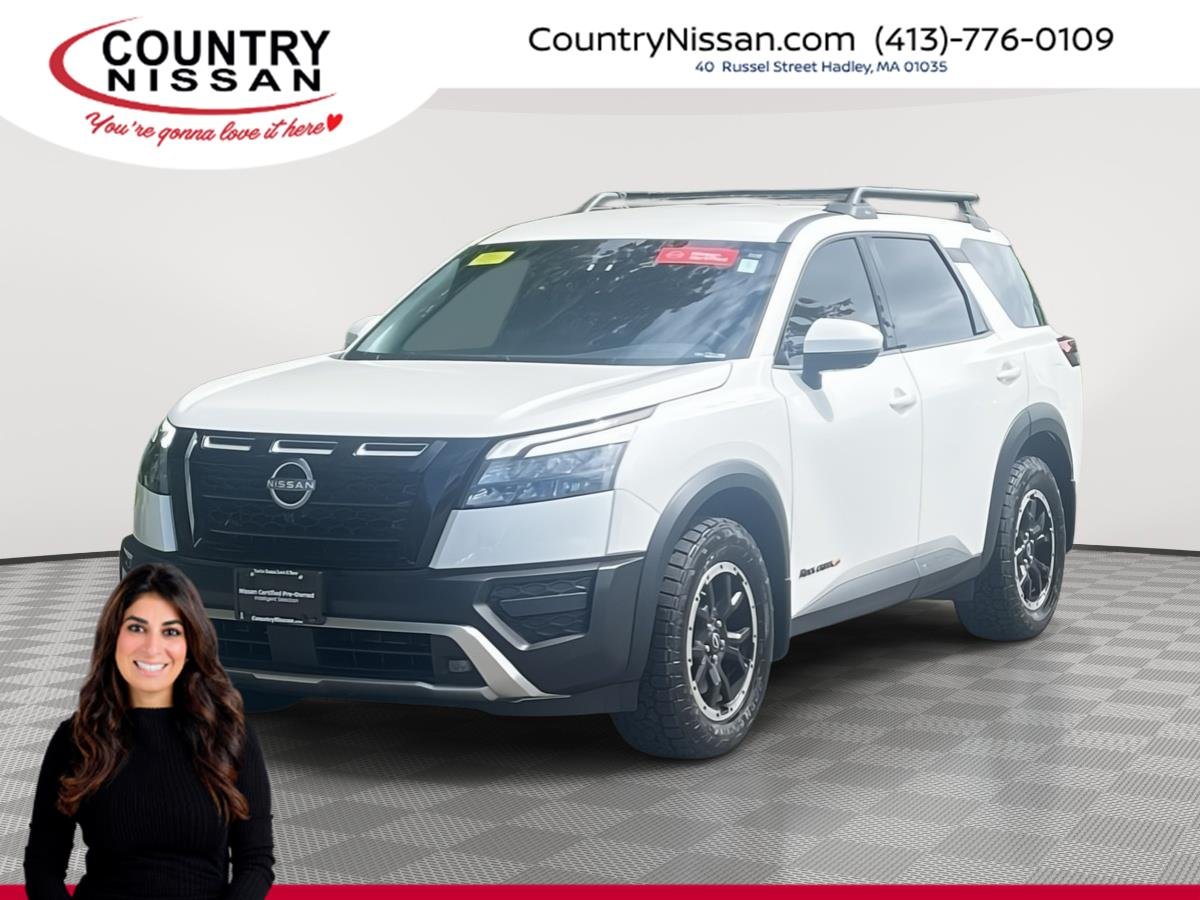 Used 2025 Glacier White Nissan Rock Creek image 1