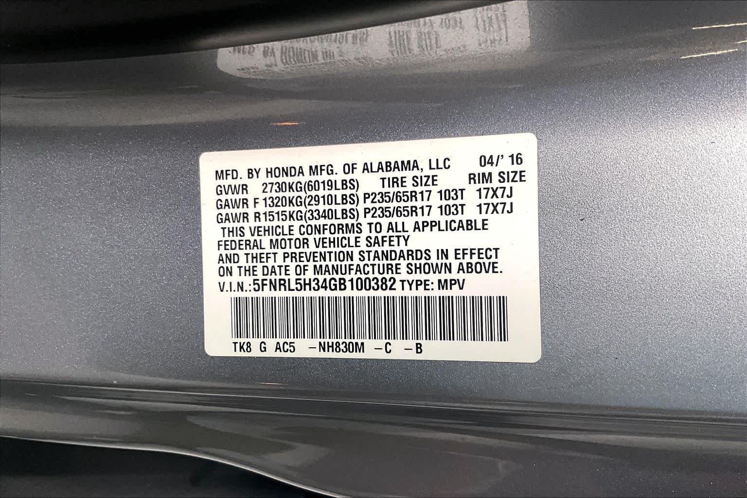 Used 2016  Honda SE image 31