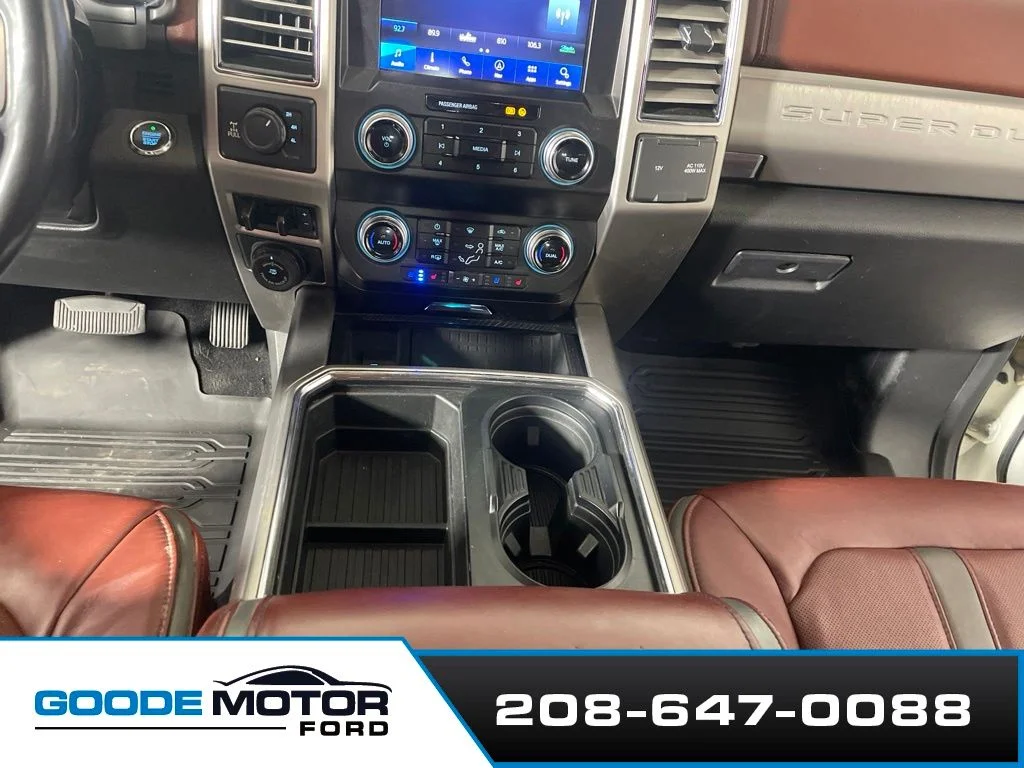 Certified Used 2021 White Metallic Ford Platinum image 18