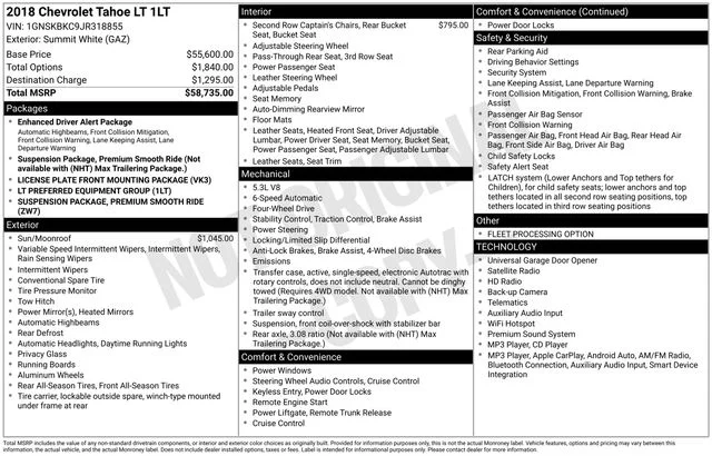 Used 2018 White Chevrolet LT image 7