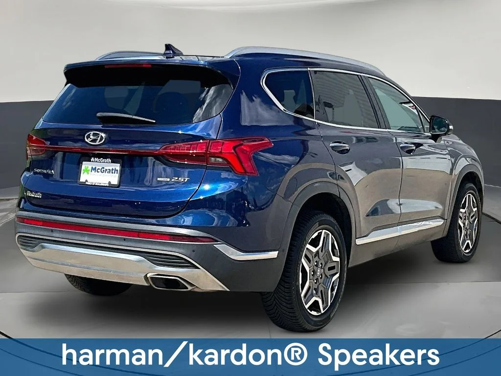Used 2021 Blue Hyundai Limited image 8