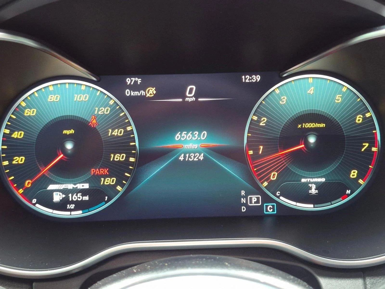 Used 2022 Obsidian Black Metallic Mercedes-Benz AMG® C 43 image 11