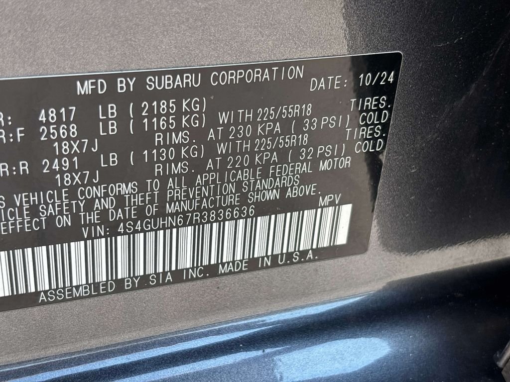 Used 2024 Gray Subaru Limited image 33