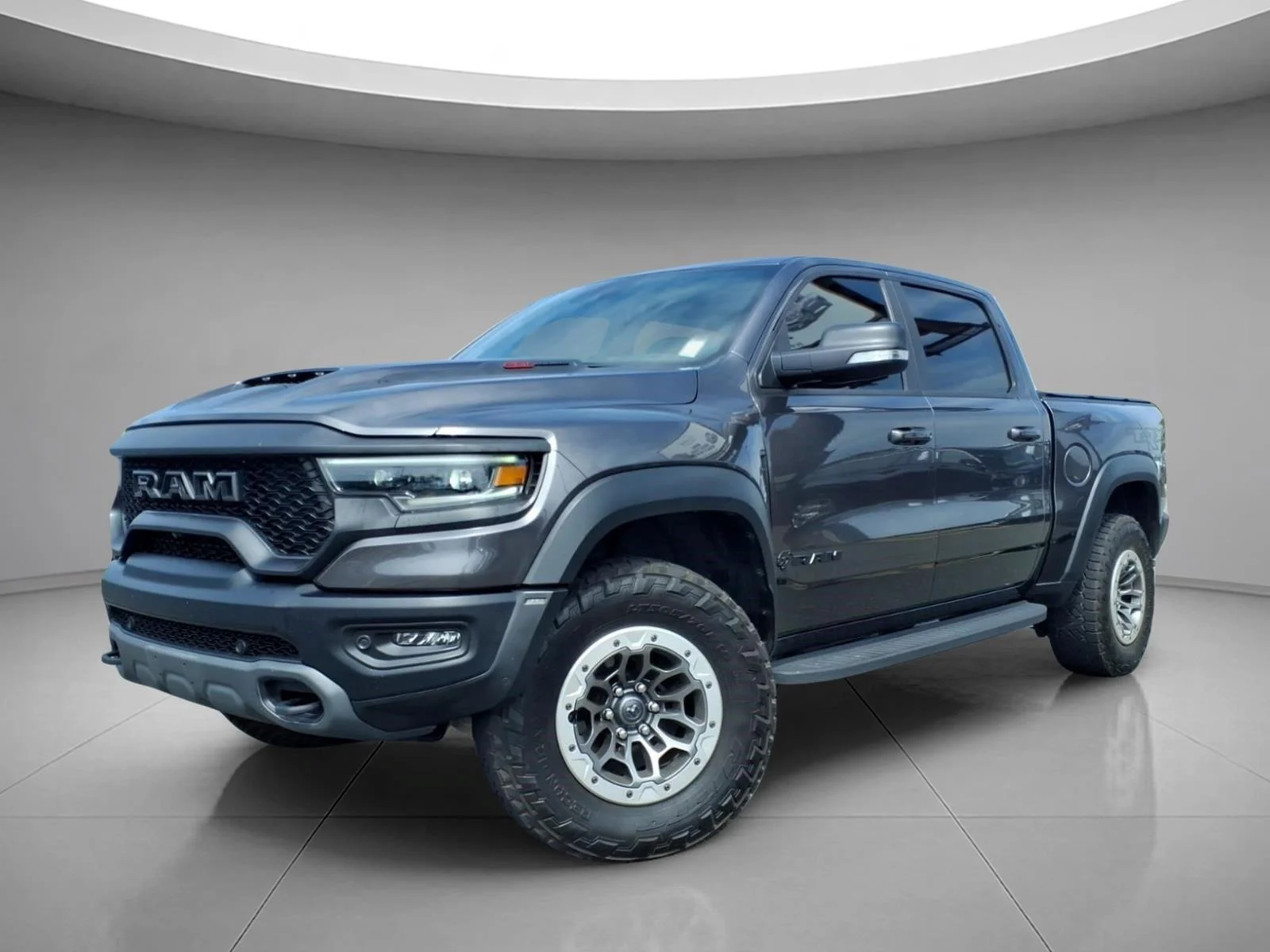 Used 2021 Granite Crystal Metallic Clearcoat Ram TRX image 1