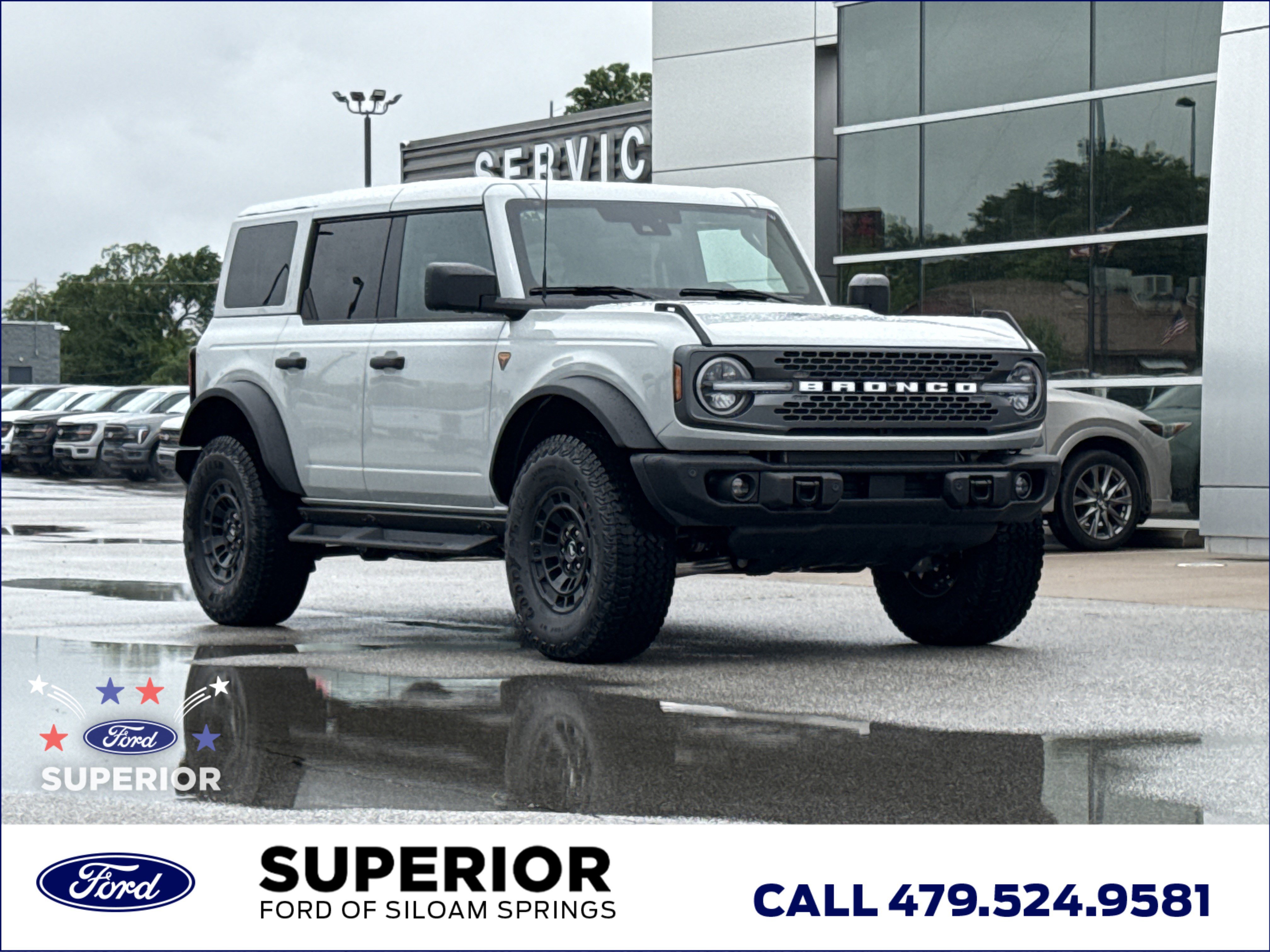 New 2026 Avalanche Gray Ford Badlands 4WD image 1