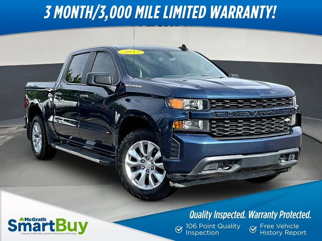 Used 2022 Blue Chevrolet Custom image 1