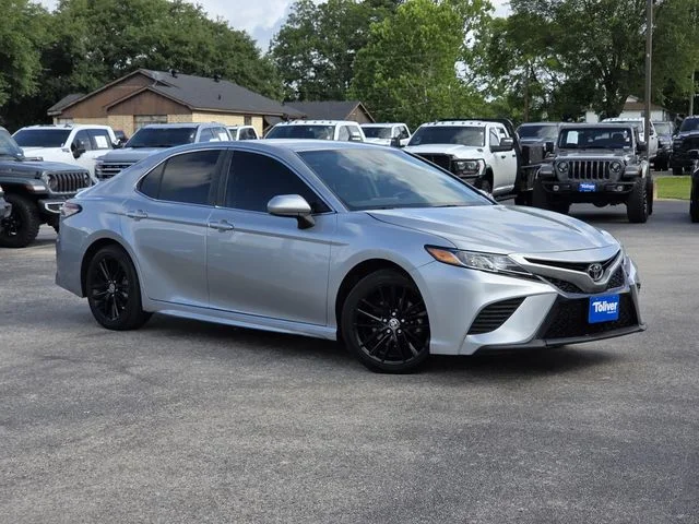 Used 2021 Toyota Camry SE with VIN 4T1G11AK6MU411883 for sale in McAlester, OK