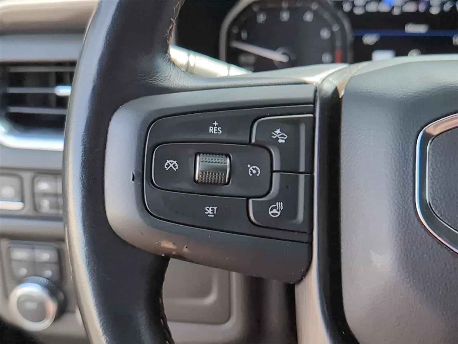 Used 2021 MIDNIGHT BLUE METALLIC GMC AT4 image 31