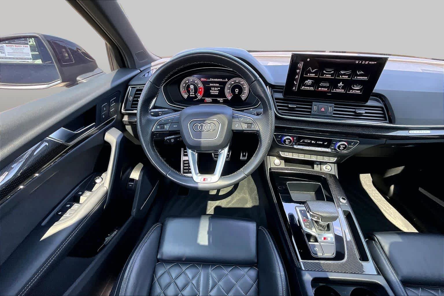 Used 2023 Mythos Black Metallic Audi Premium Plus image 6