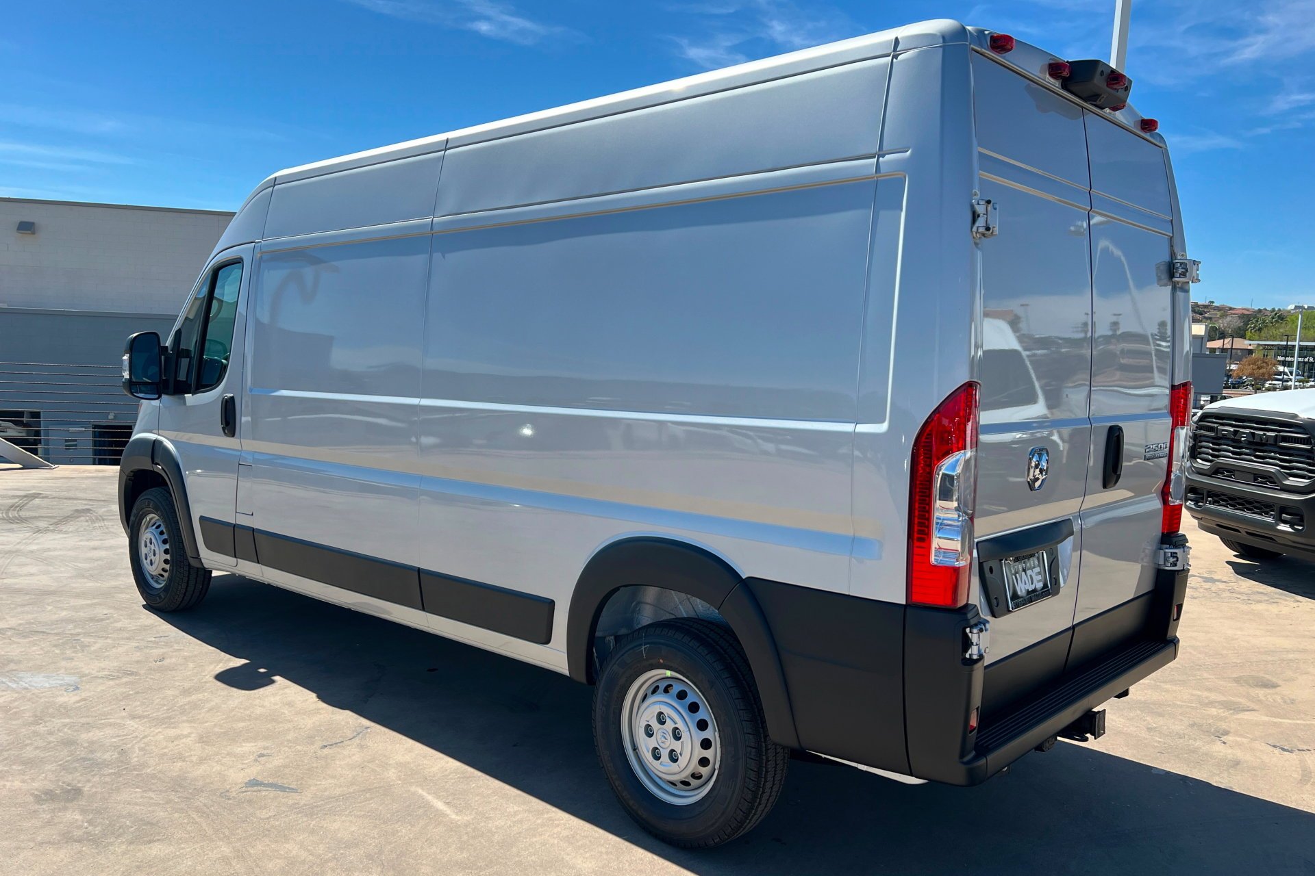 New 2026 Bright Silver Metallic Clear-Coat Exterior Paint RAM Tradesman image 3