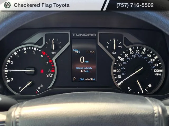 Used 2022 Magnetic Gray Metallic Toyota SR5 image 10