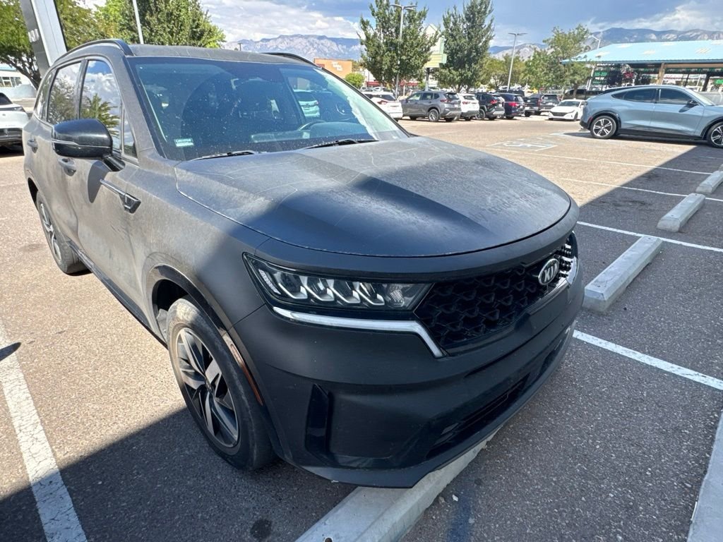 Used 2021 Silver Kia EX image 1
