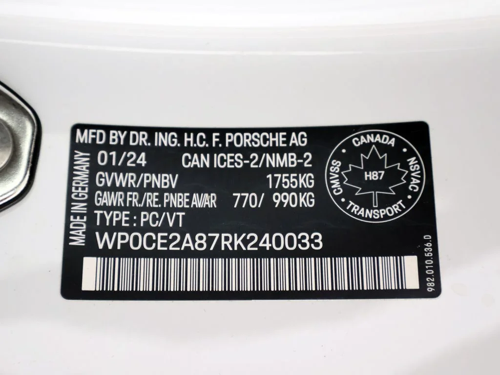 Used 2024 White Porsche RS image 50