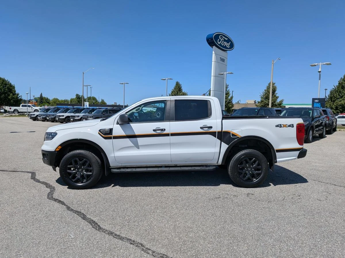 Used 2022 White Ford Xlt 4wd Supercrew 5 image 9