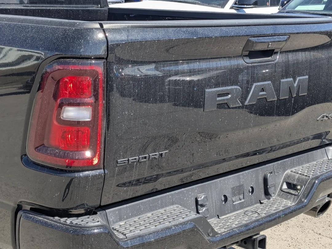 New 2026 Black RAM Sport - - 4x4 - Dual?Pane Panoramic Sunroof - Steel Sport Hood - Trailer Brake Control & More! image 9