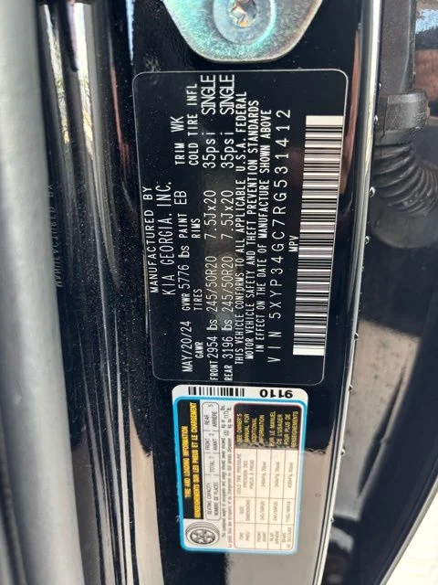 Used 2024 Black Kia EX image 10