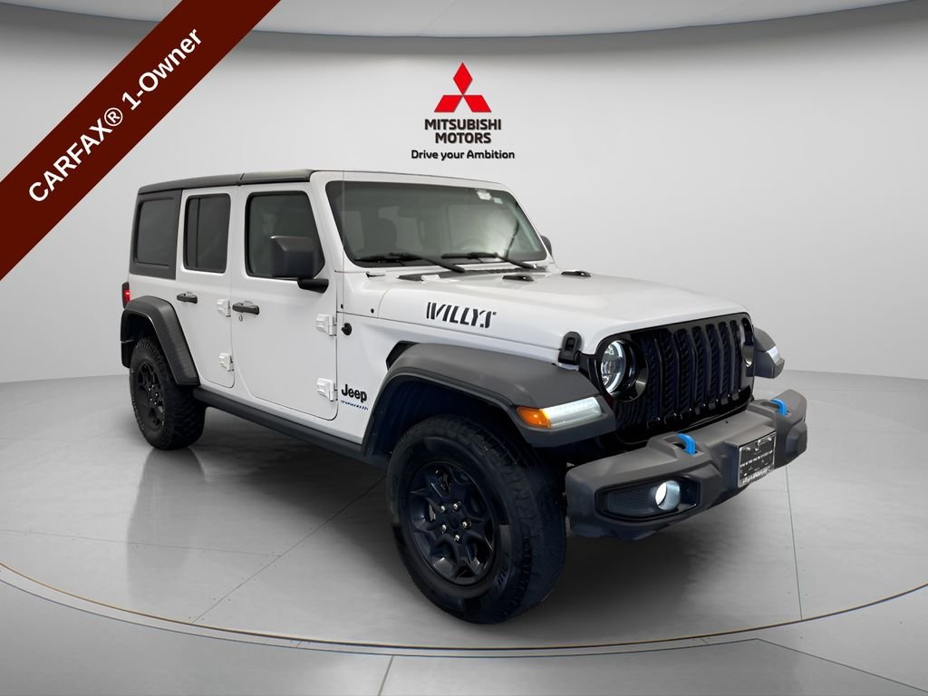Used 2023 Jeep Wrangler 4xe Willys 4XE with VIN 1C4JJXN64PW641828 for sale in Countryside, IL