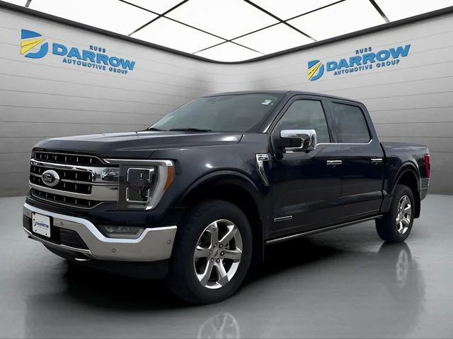 Used 2021 Blue Ford Lariat image 1