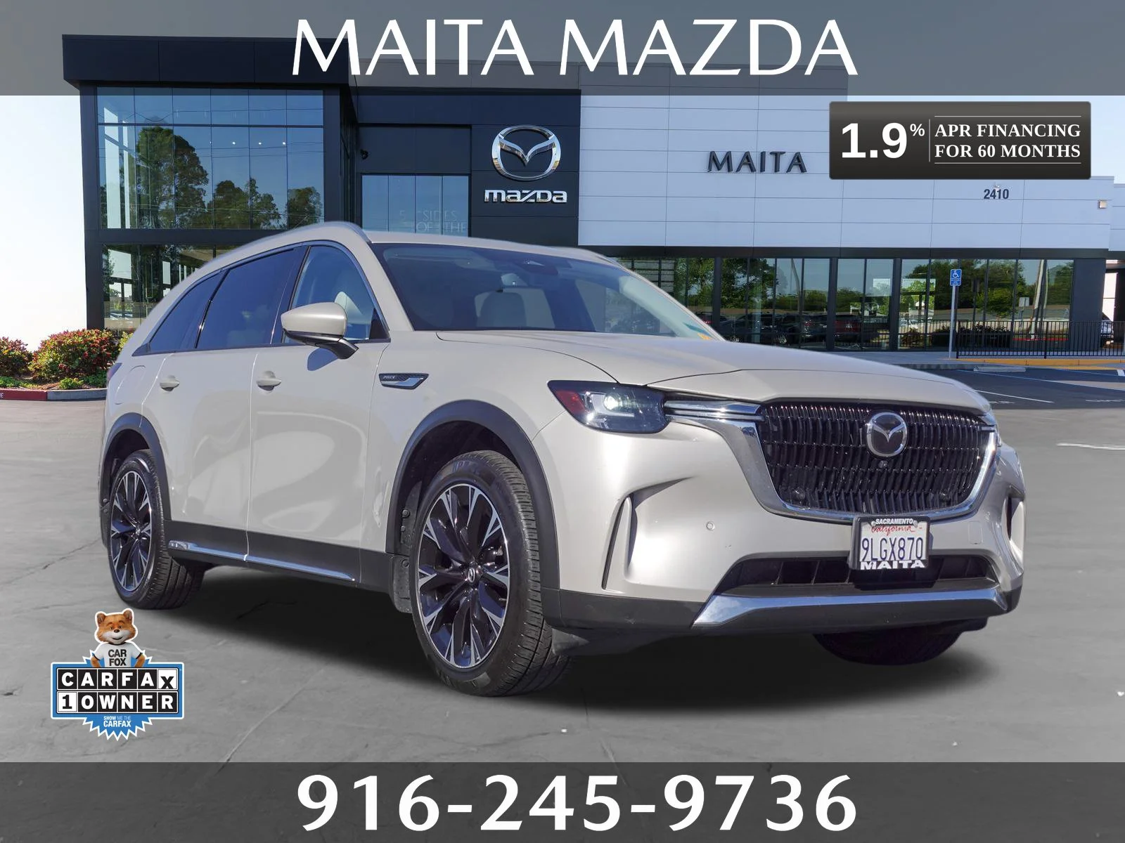 Certified Used 2024 Platinum Quartz Mazda Premium Plus image 1