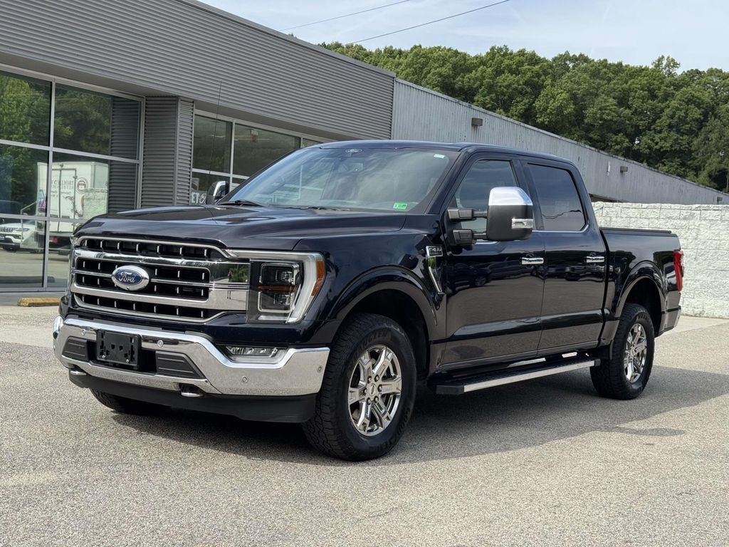 Used 2021 Blue Ford Lariat image 25
