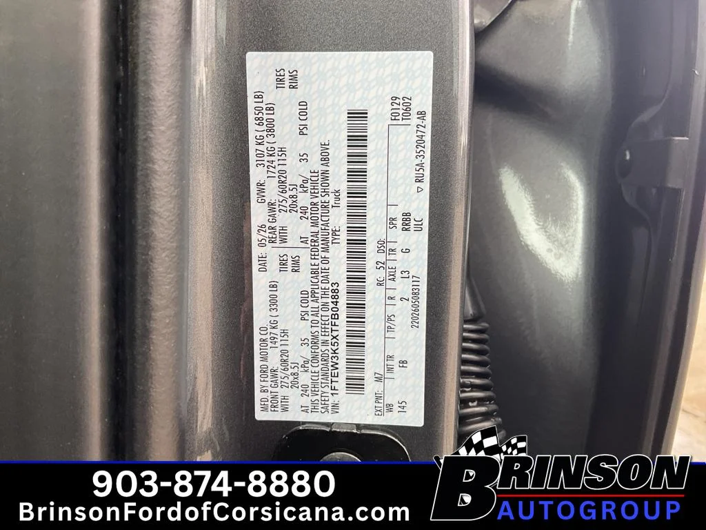 New 2026 Carbonized Gray Metallic Ford XLT image 19
