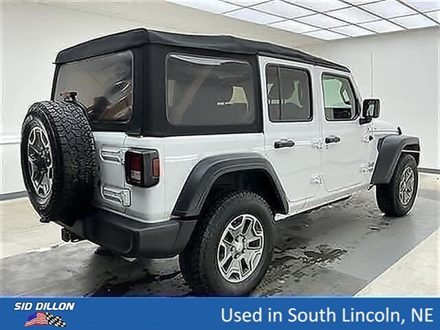 Used 2018 Bright White Clearcoat Jeep Sport S image 4