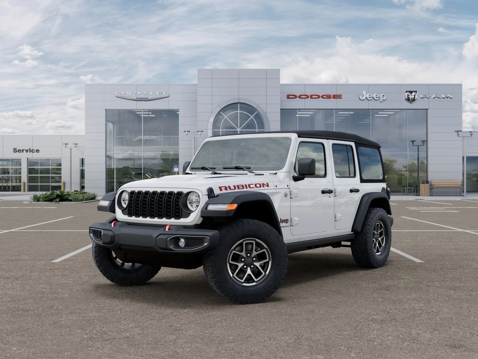 New 2026 Bright White Clearcoat Jeep Rubicon image 29