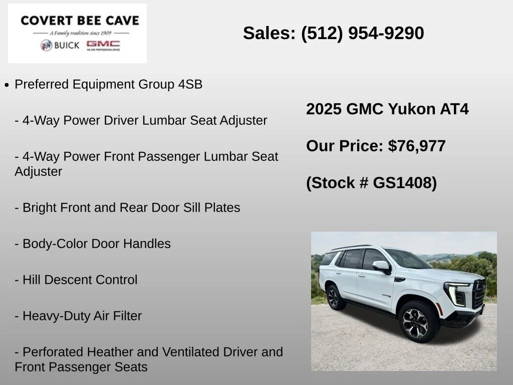 Used 2025 White GMC AT4 image 6