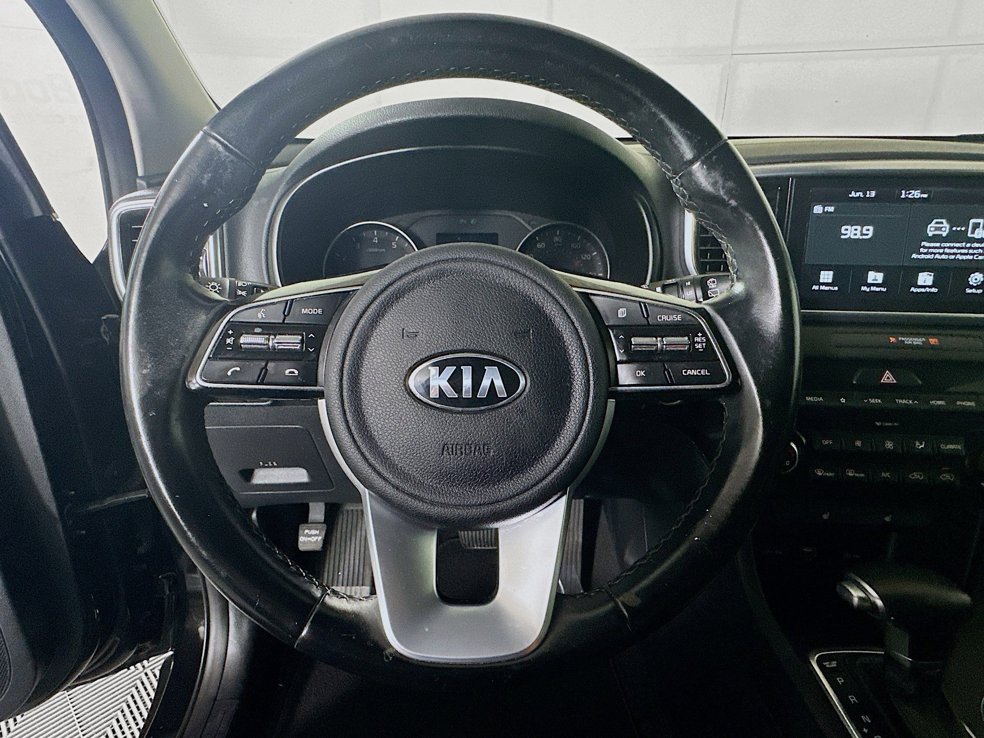 Used 2021 Black Cherry Kia EX image 15