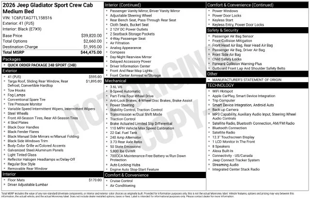 Used 2026 Green Jeep Sport image 9