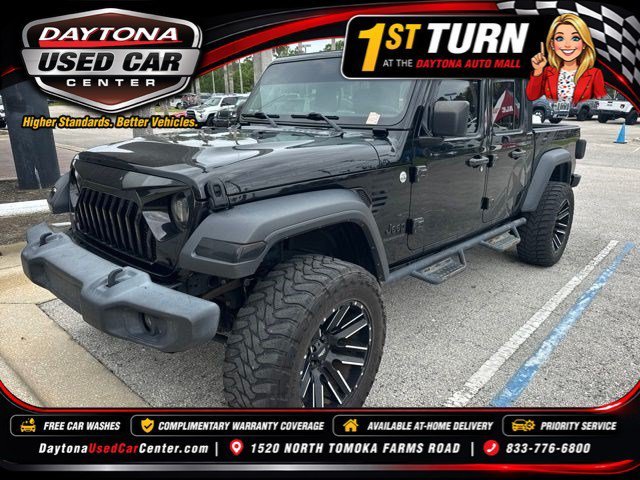 Used 2020 Black Clearcoat Jeep Sport S image 1