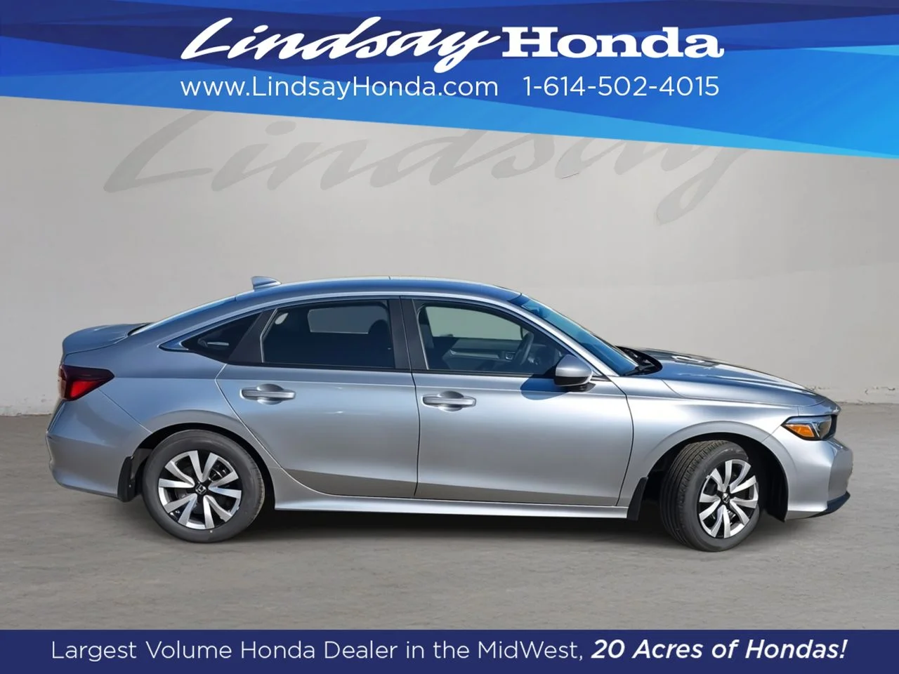 New 2026 Solar Silver Metallic Honda LX image 11
