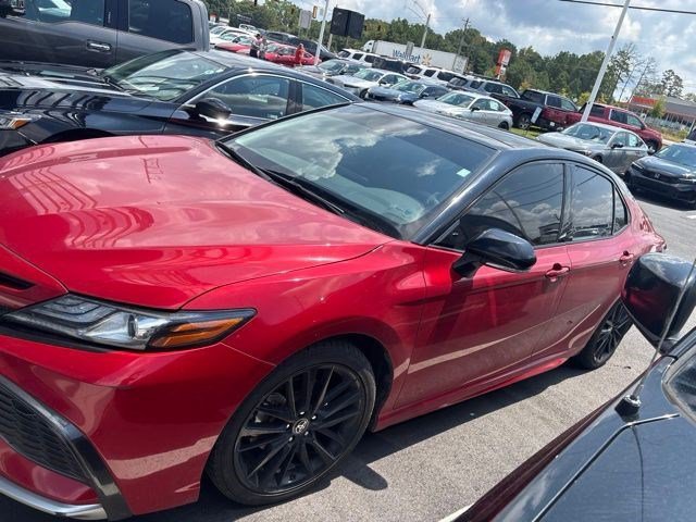 Used 2022 Midnight Black Metallic Toyota XSE image 4