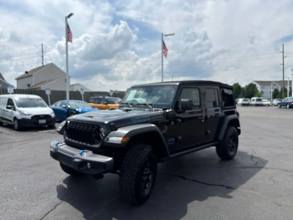 Used 2024 Black Jeep Willys 4xe image 46