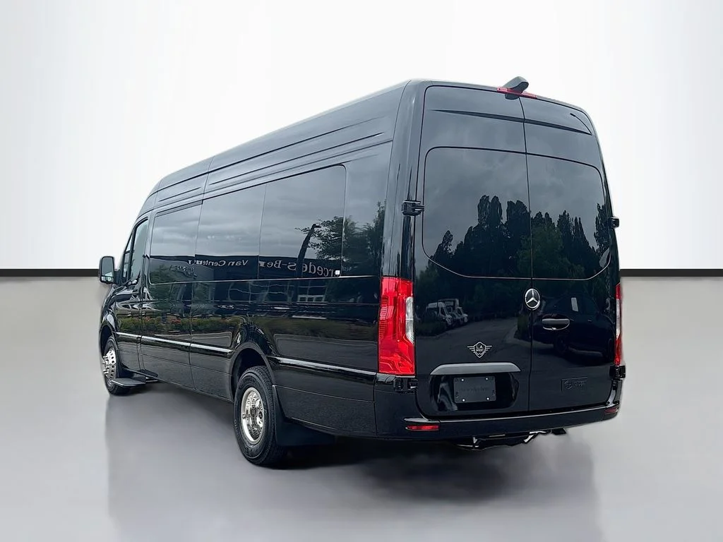 New 2025 Obsidian Black Metallic Mercedes-Benz 15 Passenger Sliding Door image 5