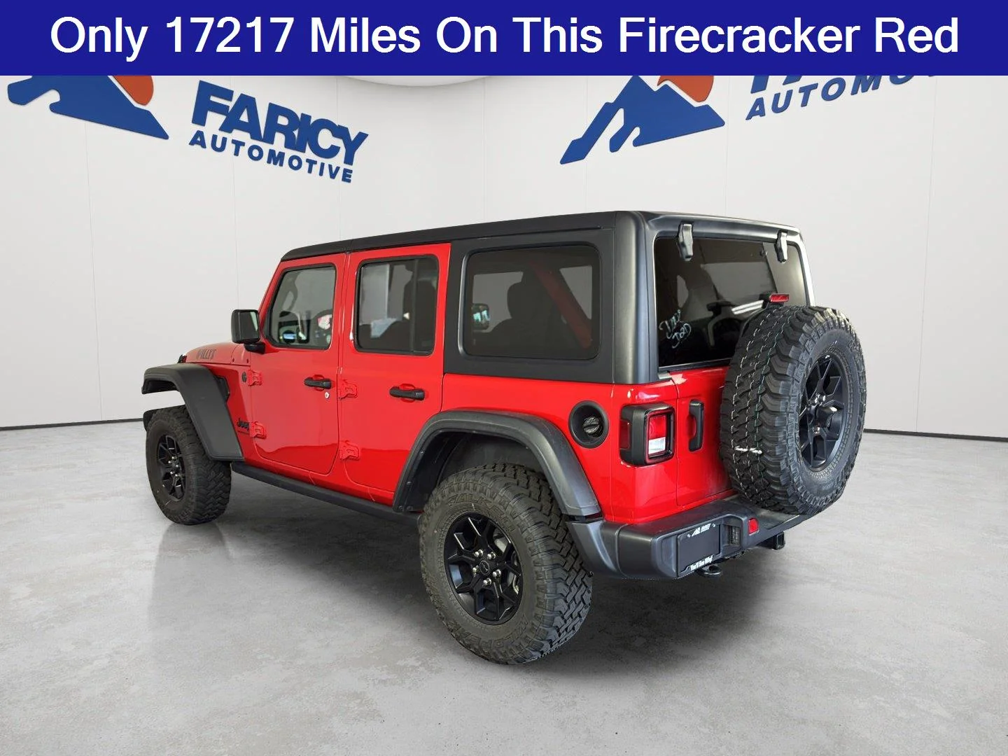 Used 2025 Firecracker Red Clearcoat Jeep Willys image 7