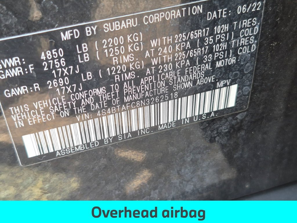 Used 2022 Black Subaru Premium image 32