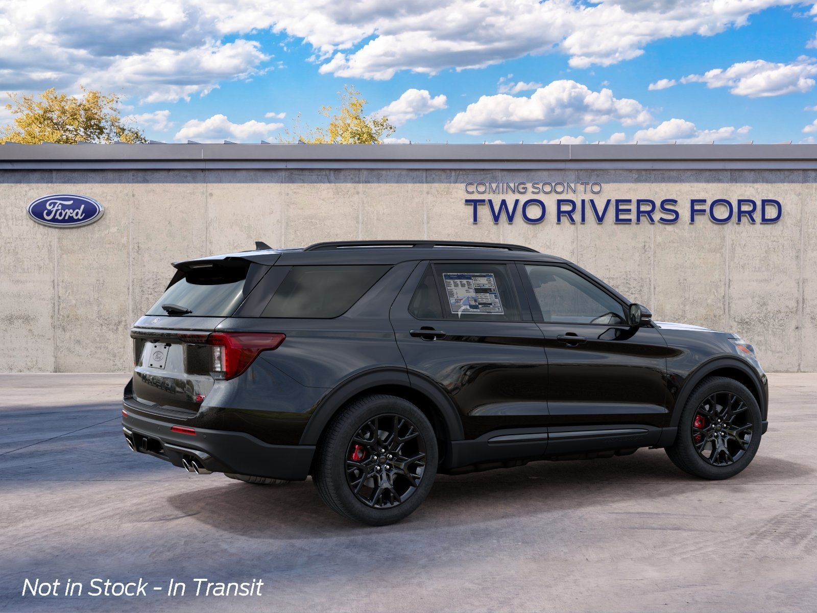 New 2027 Agate Black Metallic Ford ST image 6